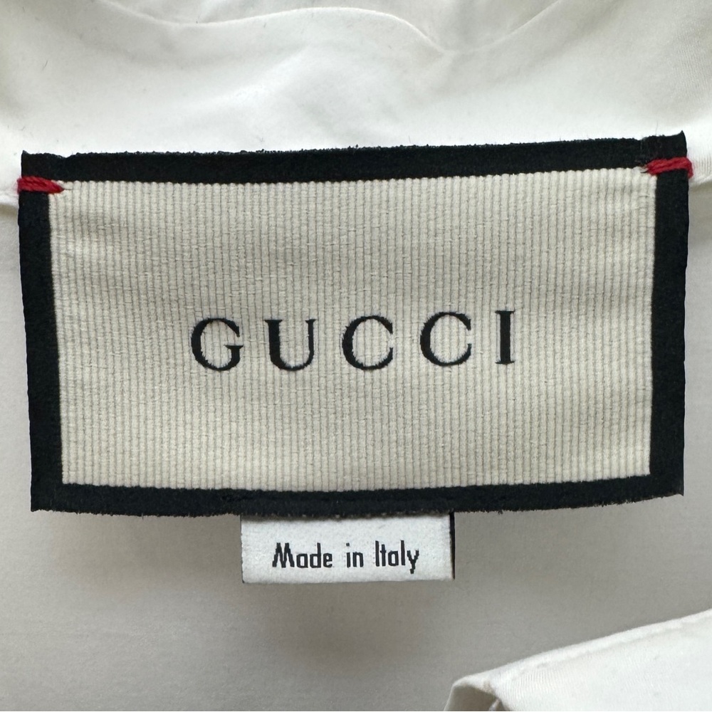 Gucci Button-front Peplum Blouse